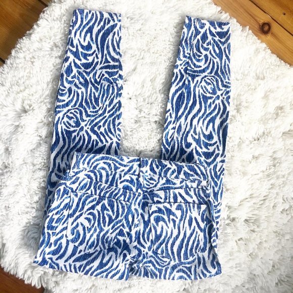 Vineyard Vines Nautical Zebra stripe Skinny Jeans sz 00 - Picture 3 of 5